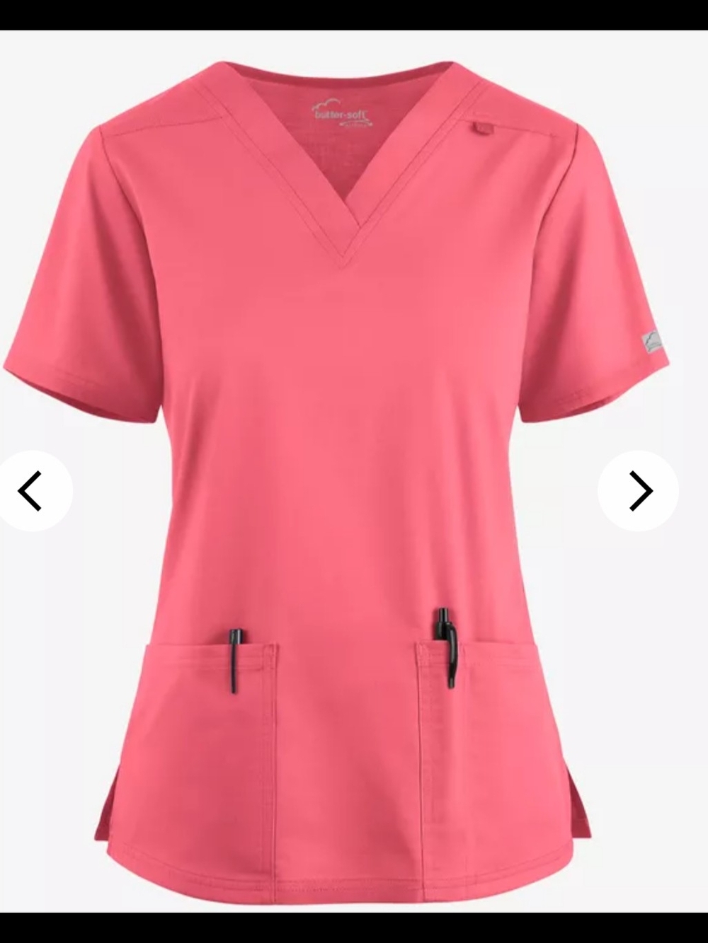 Butter-Soft STRETCH Women's 4-Pocket V-Neck Scrub Top NWT XL